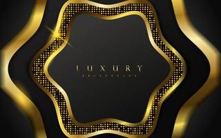 Luxus goldener Premium-Hintergrund vektor