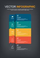 Infografik-Elemente-Design mit 5 Optionen vektor