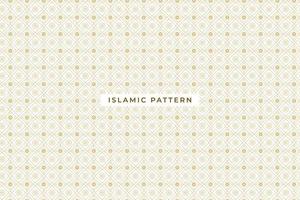 islamisches Muster, geometrisches Umrissmuster, vektorislamisches Ornament, Hintergrund. vektor