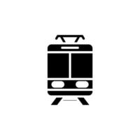 tåg, lok, transport solid ikon vektor illustration logotyp mall. lämplig för många ändamål.