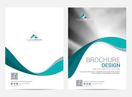 Broschüre Layoutvorlage, Cover-Design-Hintergrund vektor