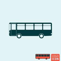 Bus-Symbol isoliert vektor
