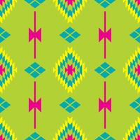 Mexikanisches folkloristisches Maßwerk-Textilnahtloses Muster vektor