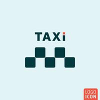 Taxi-Symbol isoliert