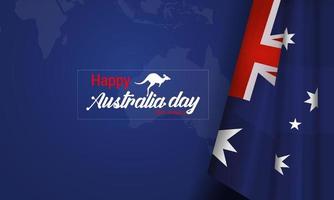 Australien dag bakgrundsdesign. 26 januari. vektor illustration