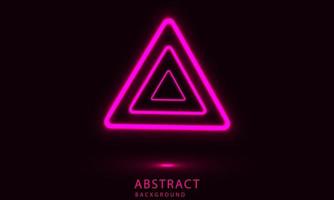futuristiska sci-fi abstrakt neon rosa ljusa former på svart bakgrund. exklusiv tapetdesign för affisch, broschyr, presentation, hemsida etc. vektor
