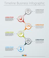 Presentation Business Infographic Mall vektor