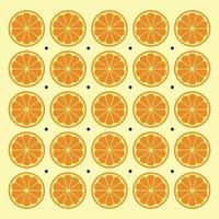 orange frukt vektor konst design