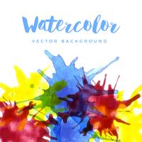 Aquarell spritzt Hintergrund vektor