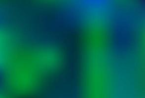 mörkblå, grön vektor suddig ljus mall.