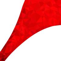 Röd polygonalmosaik bakgrund, kreativa designmallar vektor