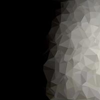 Gray White Polygonal Background, kreative Design-Schablonen vektor