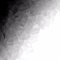 Gray White Polygonal Background, kreative Design-Schablonen vektor
