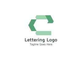 kreativer c-buchstabe anfängliche logo-design-vorlage kostenloser vektor