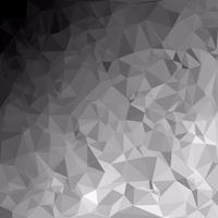 Gray White Polygonal Background, kreative Design-Schablonen vektor