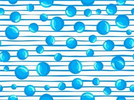 vatten bubblor seamless mönster abstrakt geometrisk cirkel tapeter. vektor