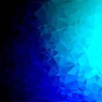 Blauer polygonaler Mosaik-Hintergrund, kreative Design-Schablonen vektor