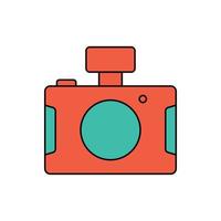 digital fotografi kamera ikon vektor