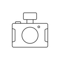 Kamerasymbol für digitale Fotografie vektor