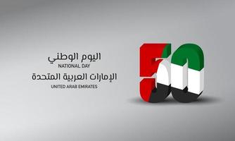 nationaltag hintergrunddesign der vereinigten arabischen emirate. vektor
