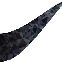 Schwarzer polygonaler Mosaik-Hintergrund, kreative Design-Schablonen vektor