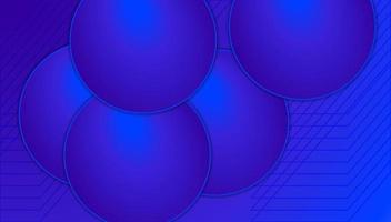 gradient färg blå cirkel abstrakt bakgrund vektor