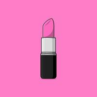 lippenstift-cartoon-stil-symbol-illustration vektor