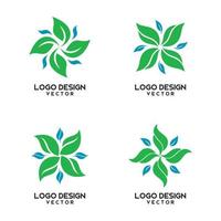 Logo-Design in abstrakter organischer Form vektor