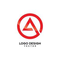 ein Brief Logo Design vektor