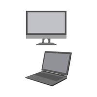 datorskärm laptop vektor clipart design