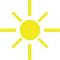 Symbol Sonnenschein frei Vektordesign editierbar vektor