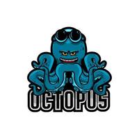 Oktopus-Logo-Vektor vektor