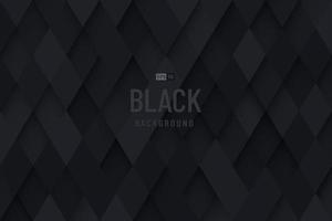 abstrakte nahtlose Diamantform schwarze und graue Farbe, luxuriöser 3D-Hintergrund mit geometrischem Muster. modernes rautentexturdesign. Vektor-Illustration vektor