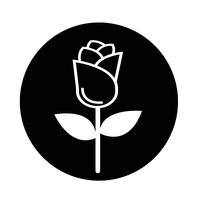 Rose-Symbol vektor