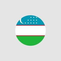 Usbekische Nationalflagge, offizielle Farben und Proportionen korrekt. Vektor-Illustration. Folge10. vektor