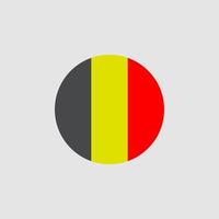 Belgiens nationella flagga, officiella färger och proportioner korrekt. vektor illustration. eps10.