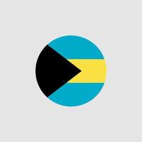 Bahamas nationella flagga, officiella färger och proportioner korrekt. vektor illustration. eps10.