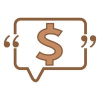 Dollarzeichen Geld-Symbol vektor