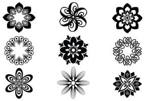 Zusammenfassung Floral Vector Elements Pack