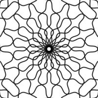 abstrakte schwarze weiße Form nahtloses Muster perfekt für Hintergrund oder Tapete vektor