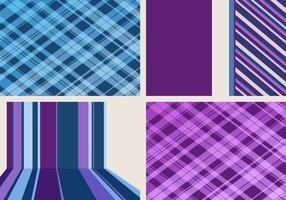 Striped and Plaid Background Vector Pack