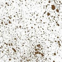 grunge braune tinte splatter textur flecken vektor