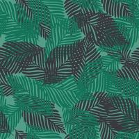 abstrakt exotisk tropisk växt seamless mönster. tropiskt mönster, vektor