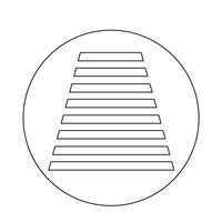 Treppenhaus-Symbol vektor