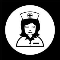 Krankenschwester-Symbol vektor