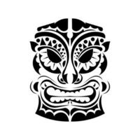clipart tatuering mask av den japanska demonen. bra för tryck, tatueringar och t-shirts. vektor