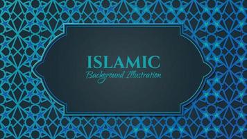 islamisk arabisk geometrisk lyx bakgrund med eleganta mönster vektor