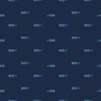 Riesenhai Musterdesign im skandinavischen Stil. Meerestiere Hintergrund. vektorillustration für kinder lustiges textil. vektor