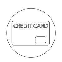 Kreditkort Ikon vektor