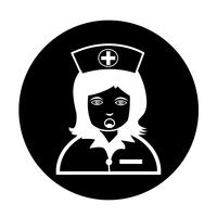 Krankenschwester-Symbol vektor